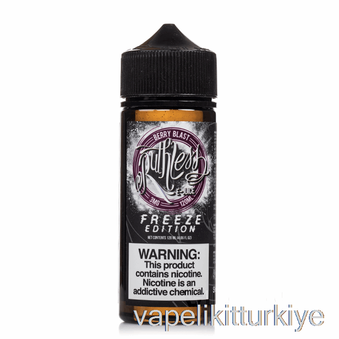 Vape Likit Berry Blast - Frozen Edition - Acımasız Buhar - 120ml 3mg